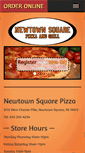 Mobile Screenshot of newtownsquarepizza.com